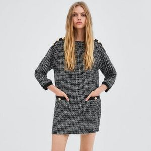 Zara tweed dress